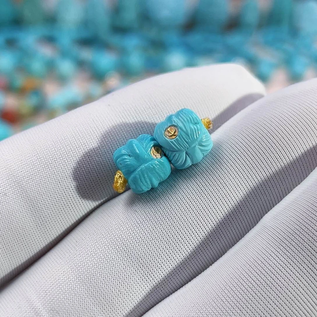 绿松石珠宝奇石未镶嵌