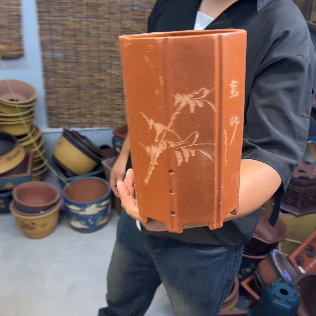 紫砂花盆口径15.25口径