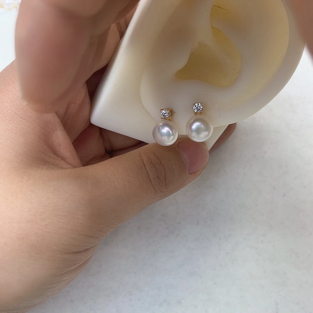 淡水珍珠颈饰银S925镶嵌