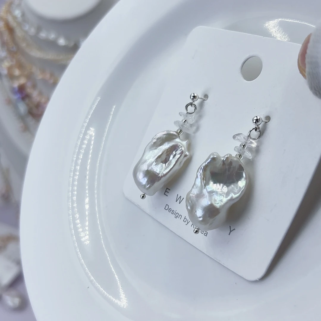 未镶嵌颈饰淡水珍珠大巴耳环亏米特价