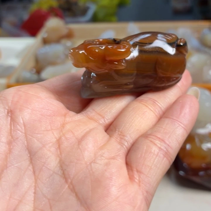 玛瑙/玉髓未镶嵌吊坠(不含链)