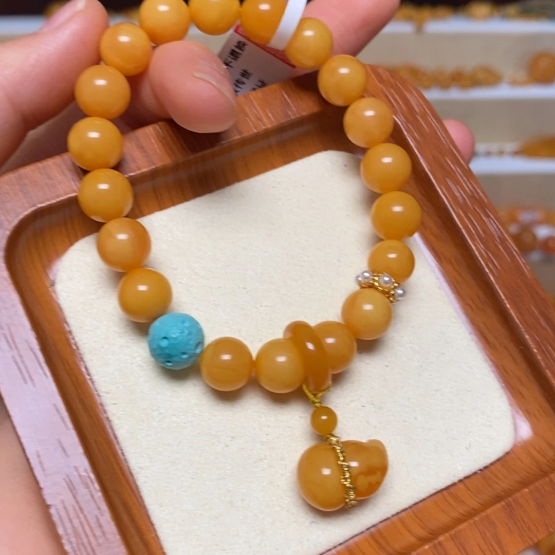 【闪购商品】未镶嵌蜜蜡手链手串