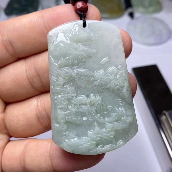 颈饰未镶嵌翡翠翡翠
