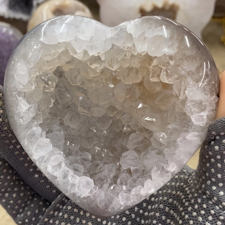 紫晶珠宝半成品未镶嵌