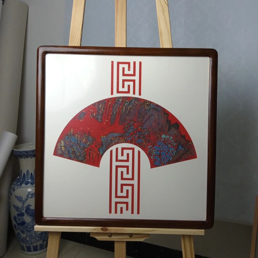 12《乙已》家居美学挂画  50X50Cm  带框发货