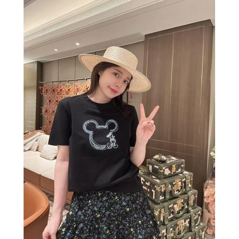 BETTER JOELAY- 中版【时光悠悠】时尚百搭短袖T恤休闲风ZZ3908