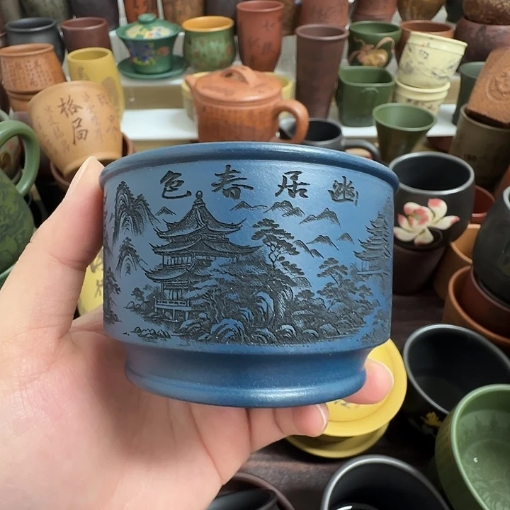 茶杯紫砂紫砂主人杯大放漏！