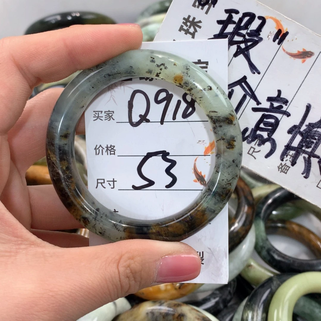 【闪购商品】合金蛇纹石玉手镯