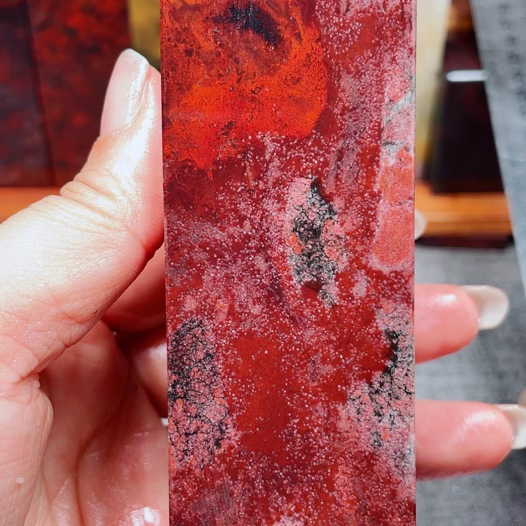 【闪购商品】玉桂林鸡血玉印章素章