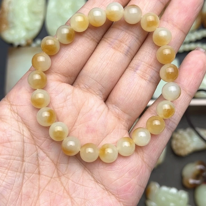 岫岩老玉（透闪石质玉）颈饰未镶嵌用****7