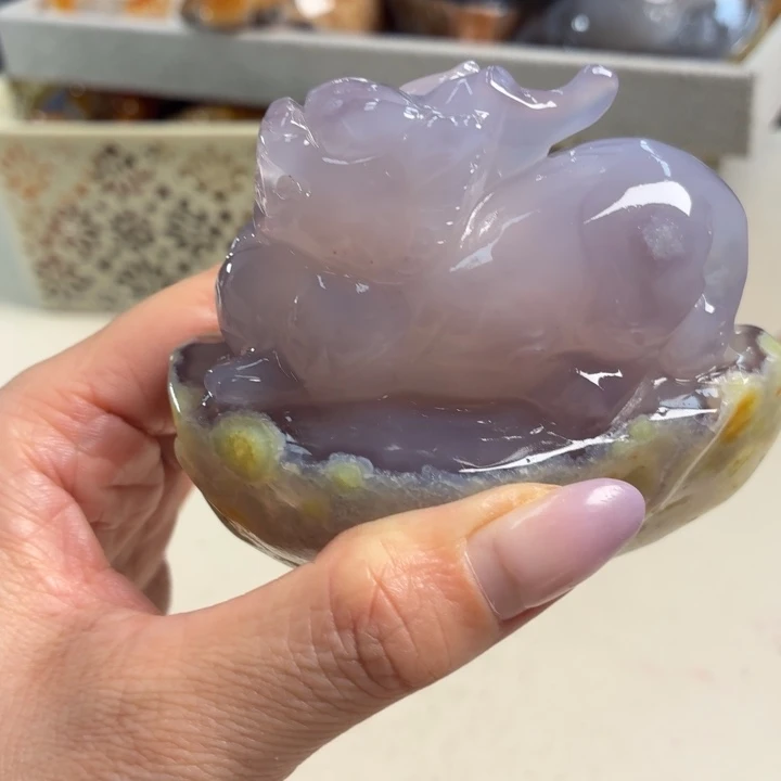 玛瑙/玉髓未镶嵌吊坠(不含链)