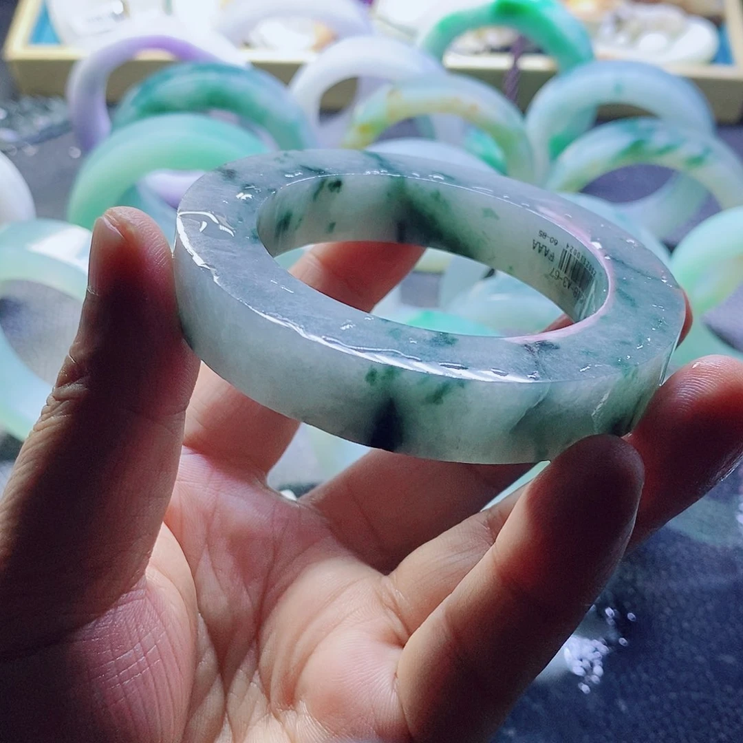 向***花定制翡翠不退不换未镶嵌