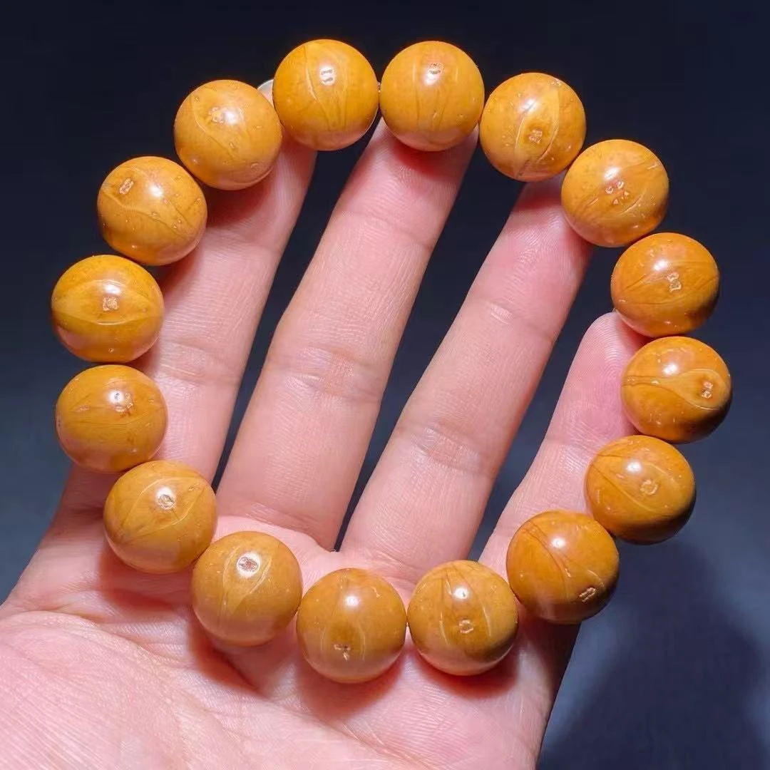 凤眼光珠手串精工高抛尼泊尔凤眼菩提子盘玩珠串中式文玩佛珠手链