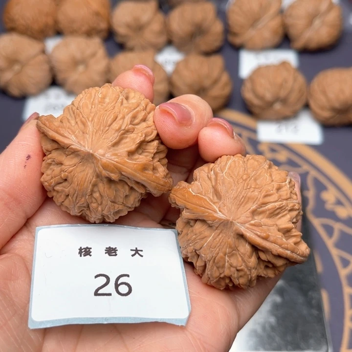 文玩核桃把件42磨盘 26