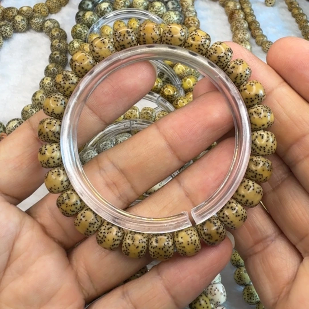 手串星月菩提通体留白细星98