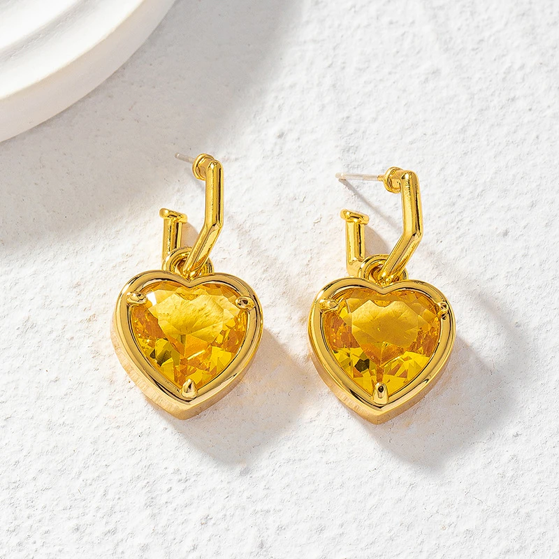 铜合金耳饰 轻奢设计师款耳钉耳饰~7061