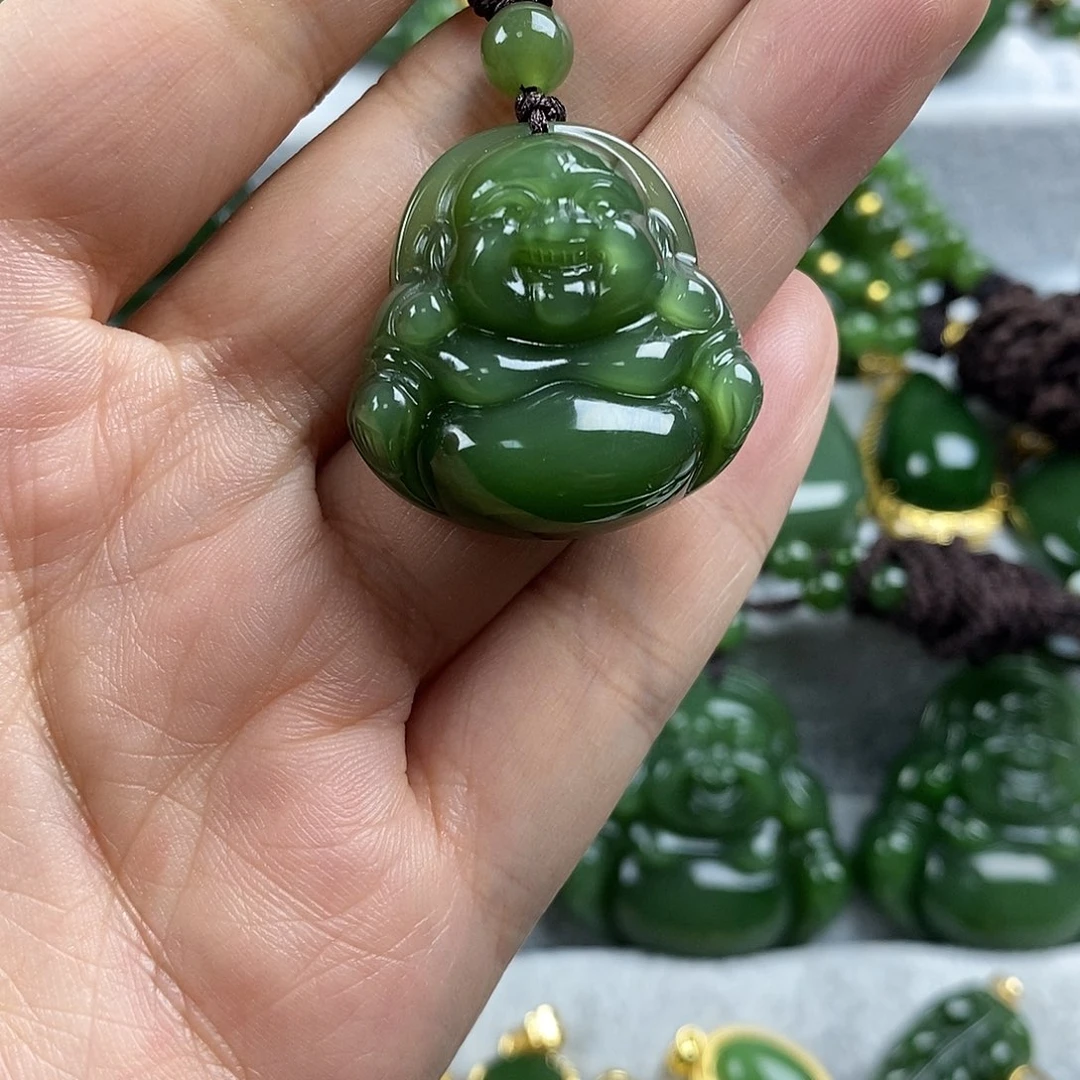和田玉（碧玉）未镶嵌颈饰