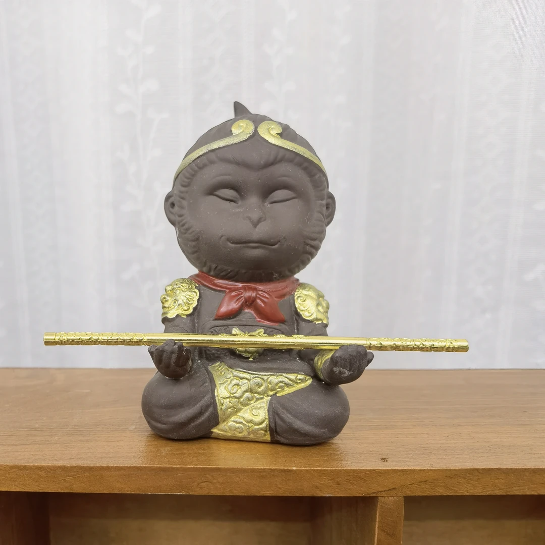 六晋悟空茶宠茶玩摆件茶具配件茶盘创意摆件家用客厅个性紫砂摆件