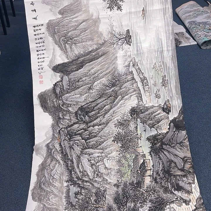 国画纯手绘字画宣纸