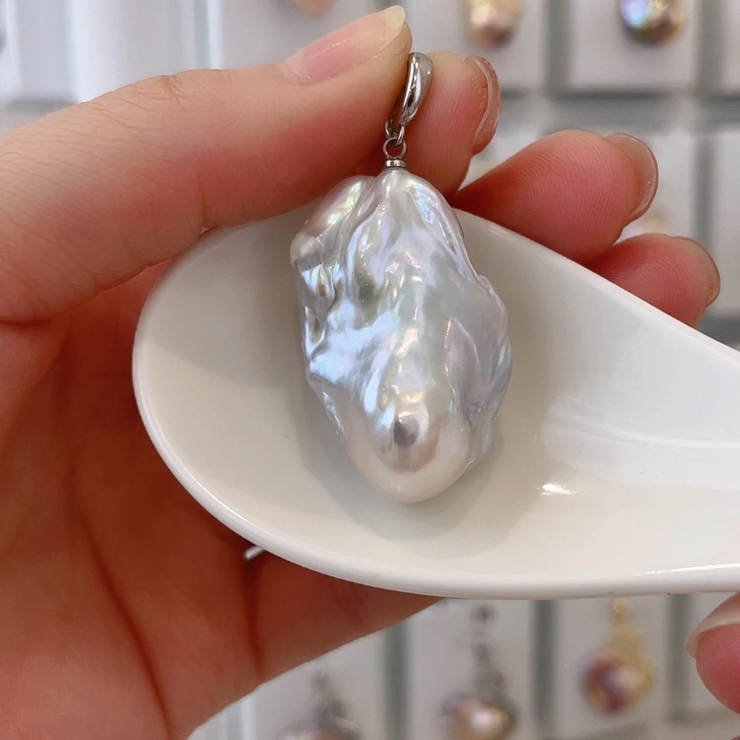 淡水珍珠颈饰银S925镶嵌曹****多