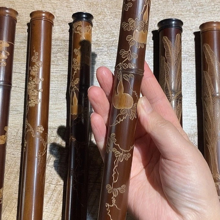 ღ****老煤竹手工雕刻精品香筒