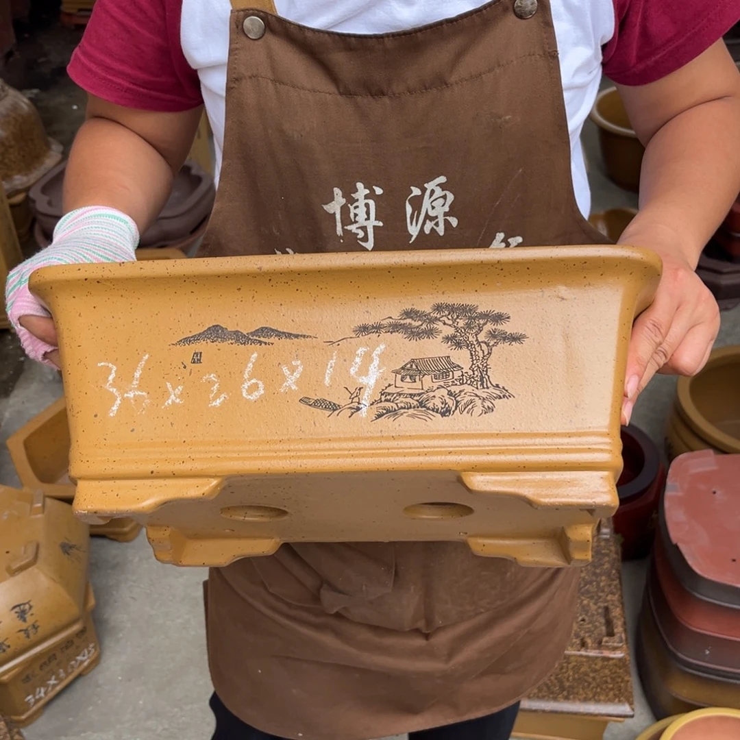 紫砂花盆盆景艺术