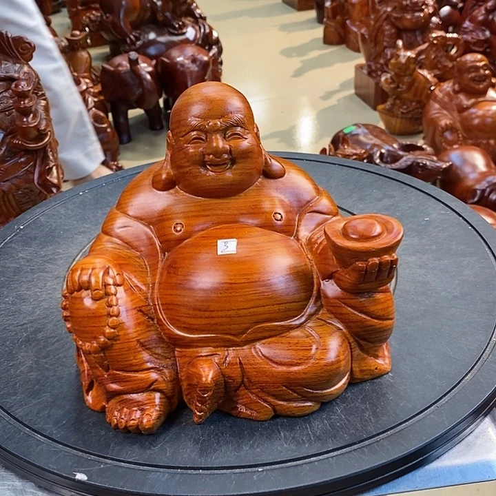 花梨木类小巴花梨木弥勒笑佛