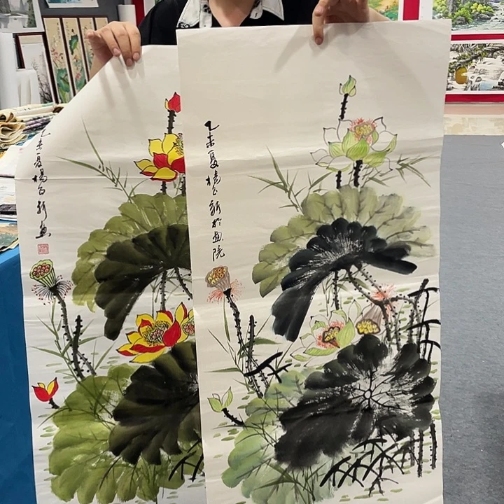 国画今天早上起来发现