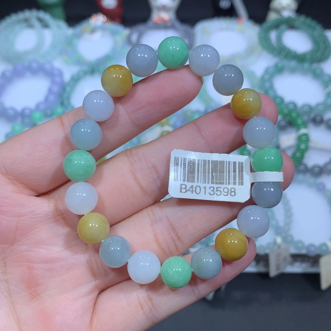 翡翠未镶嵌手串天然