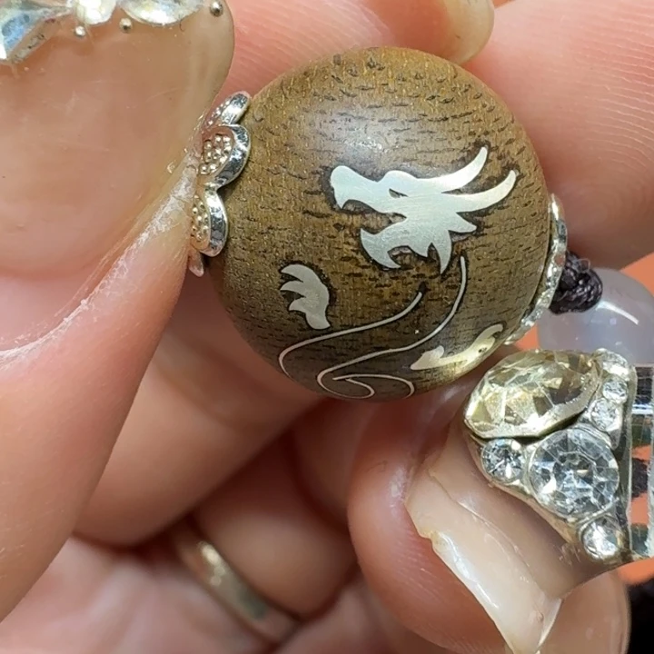 沉香吊坠馨安居沉香定制款