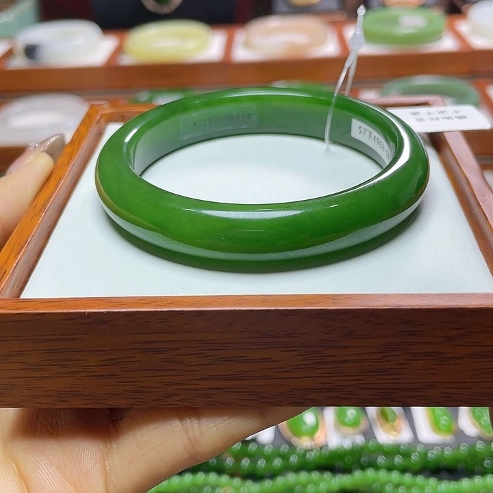 和田玉手镯57.4未镶嵌