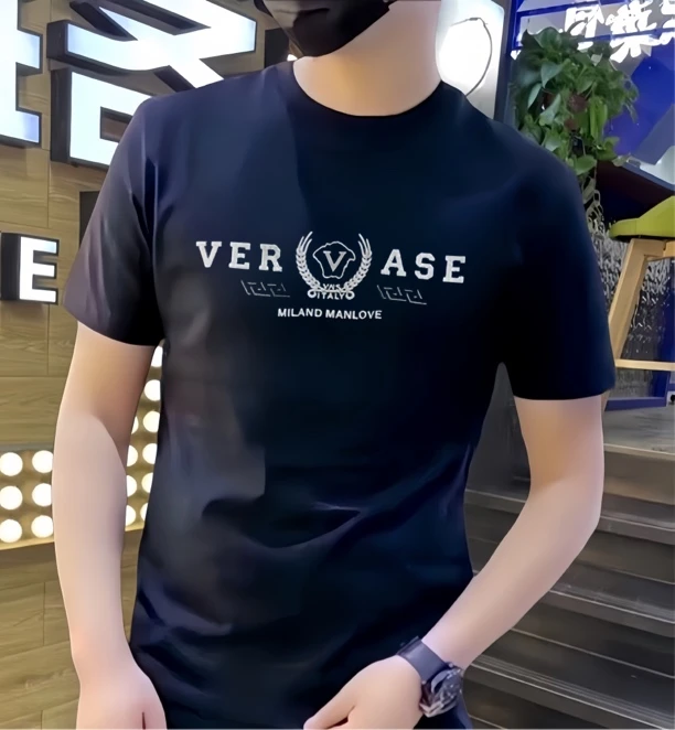 美式痞帅潮流重磅纯棉短袖T恤男女潮牌街头圆领轻奢个性休闲夏季