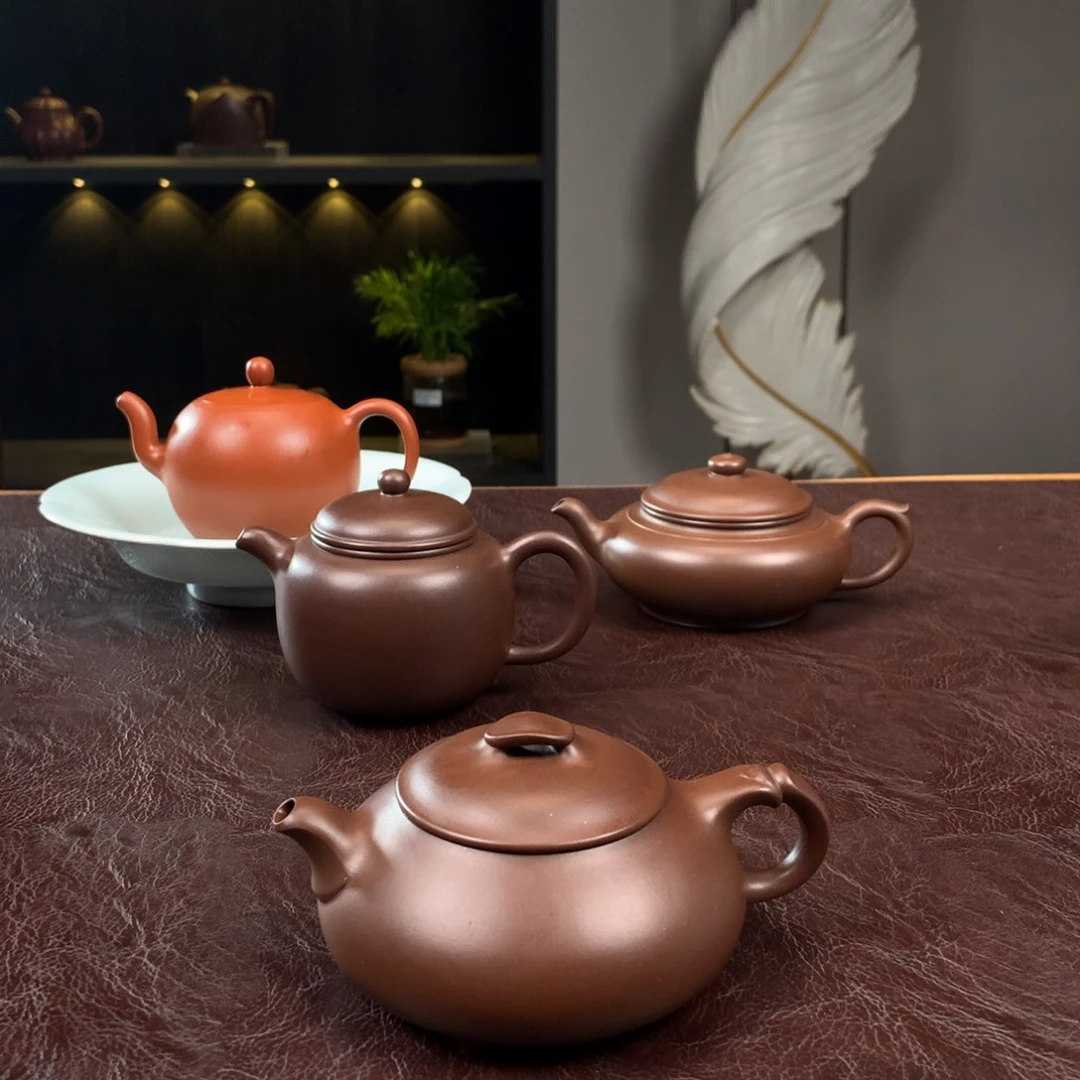 双**兜紫砂壶紫砂壶紫砂壶