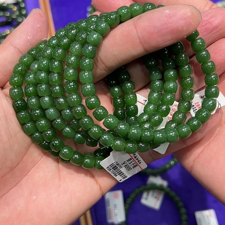 和田玉未镶嵌手串多样性发货拍一发一