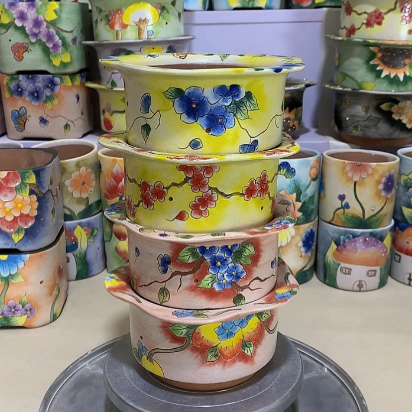 【闪购商品】红陶用***我花盆
