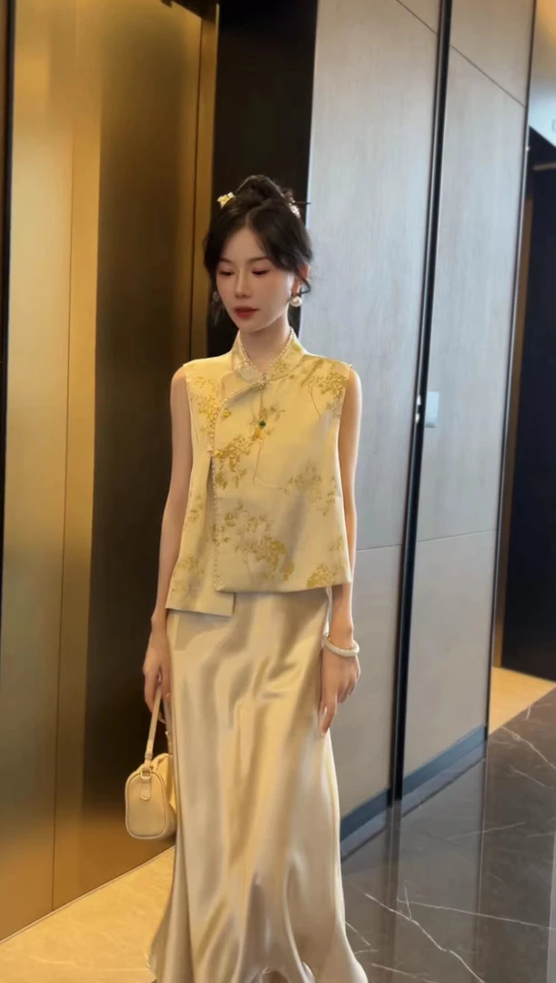 【单件马甲】中式国风气质时尚百搭设计宽松复古夏季透气显瘦流苏