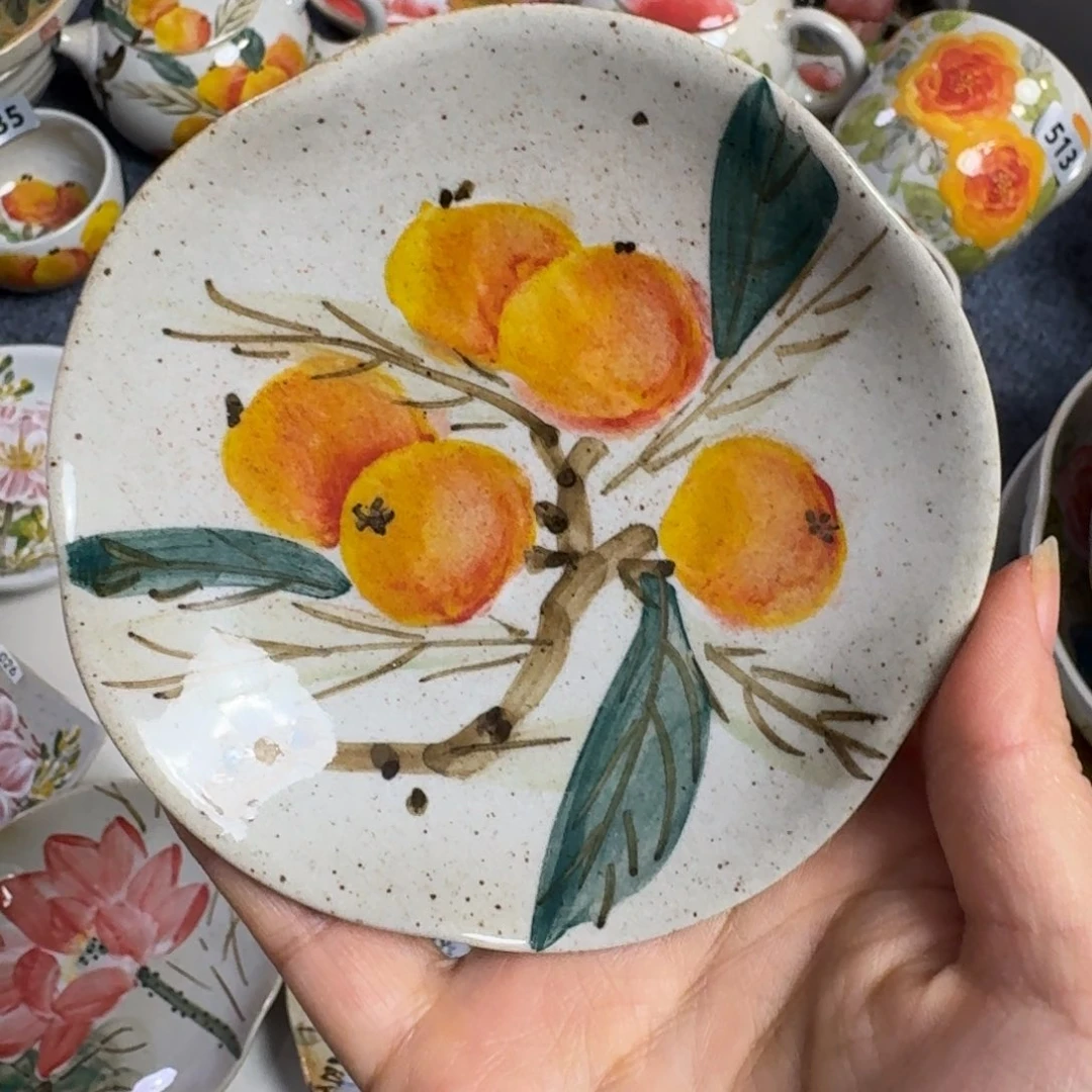 小碟景德镇高温陶瓷口径10.5