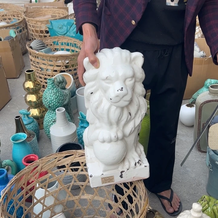 瓶高度46厘米宽度22厘米微瑕捡漏干裂