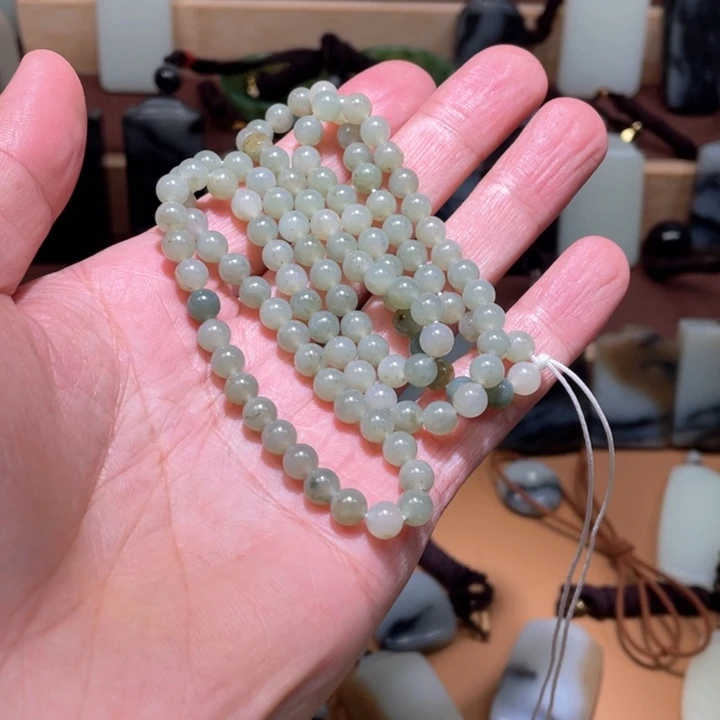 和田玉手链卡6未镶嵌