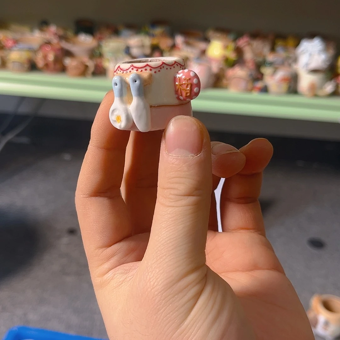 红陶老梧家瑕疵多肉花盆