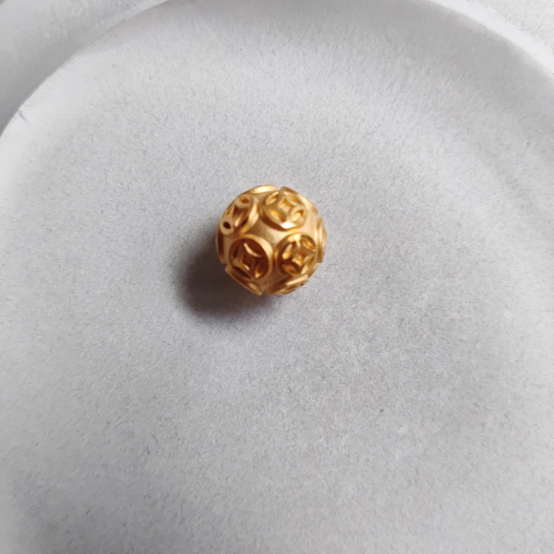 金元宝足金999貔貅珠子首饰