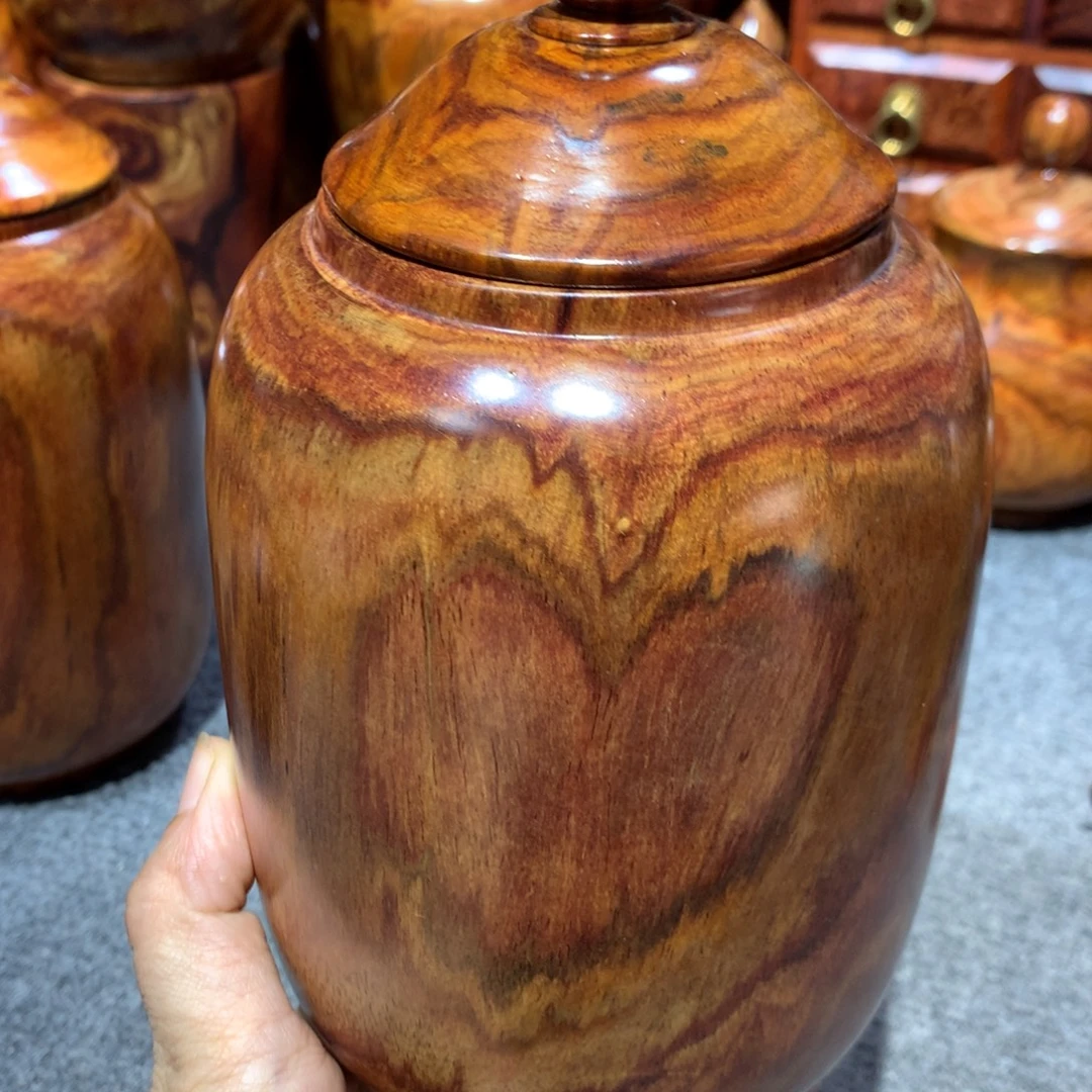 开***夜木越黄紫料大容量茶叶罐