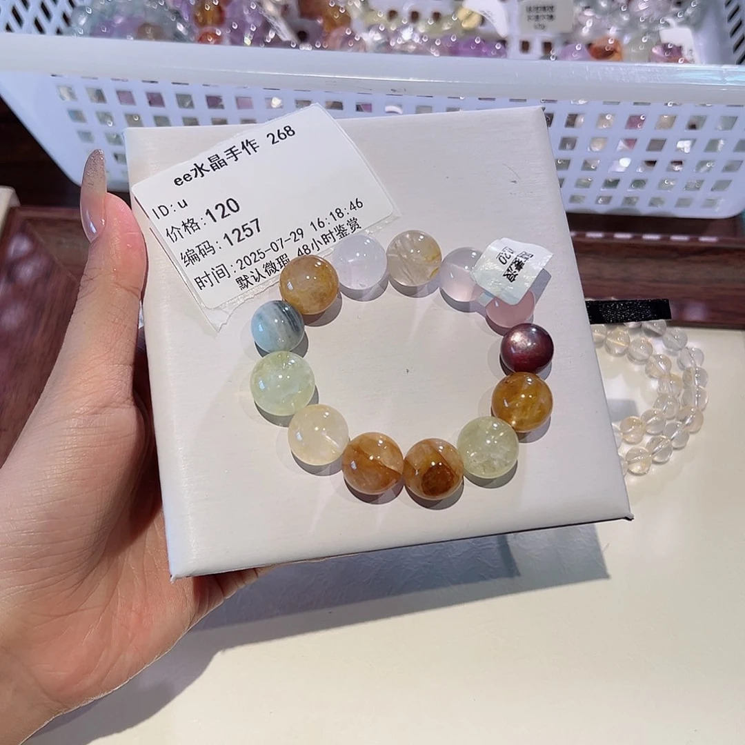 u***水晶手链未镶嵌48小时鉴赏