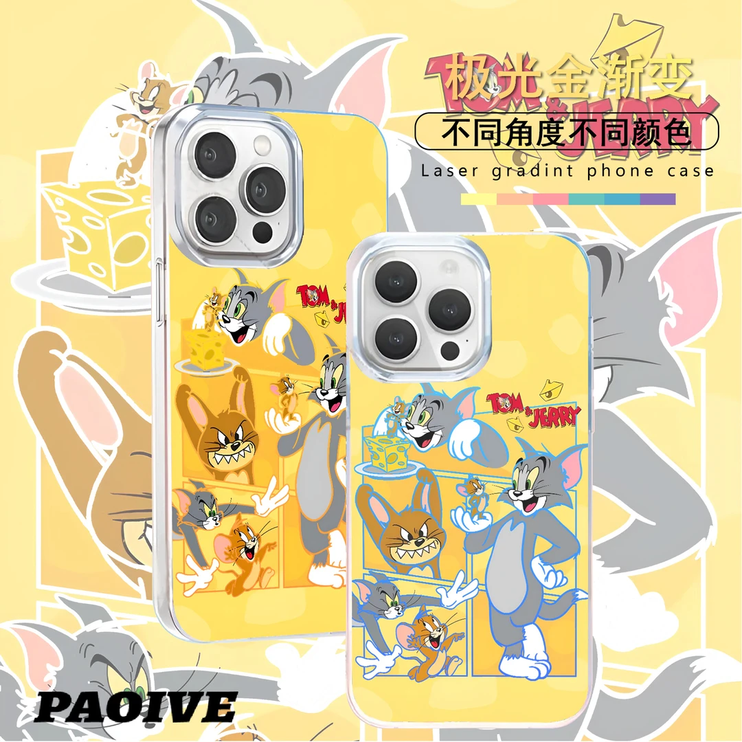 猫和老鼠适用苹果华为vivo一加iPhone小米红米极光手机壳壳