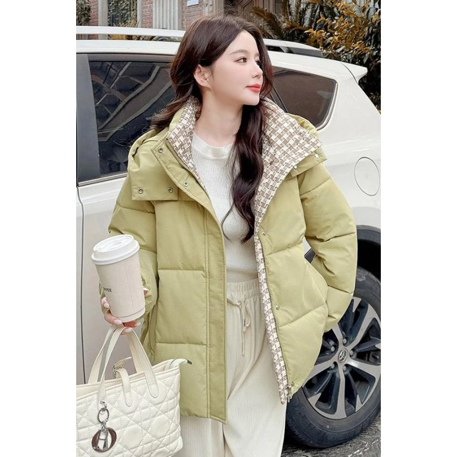 宽松服冬季短款小个子新款棉袄显瘦学生加厚棉衣外套