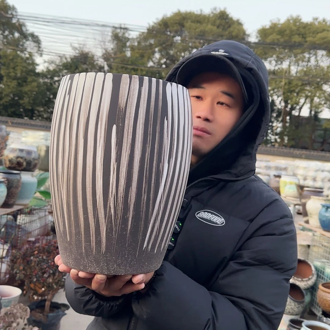 王嫂花盆1226-207高33口23