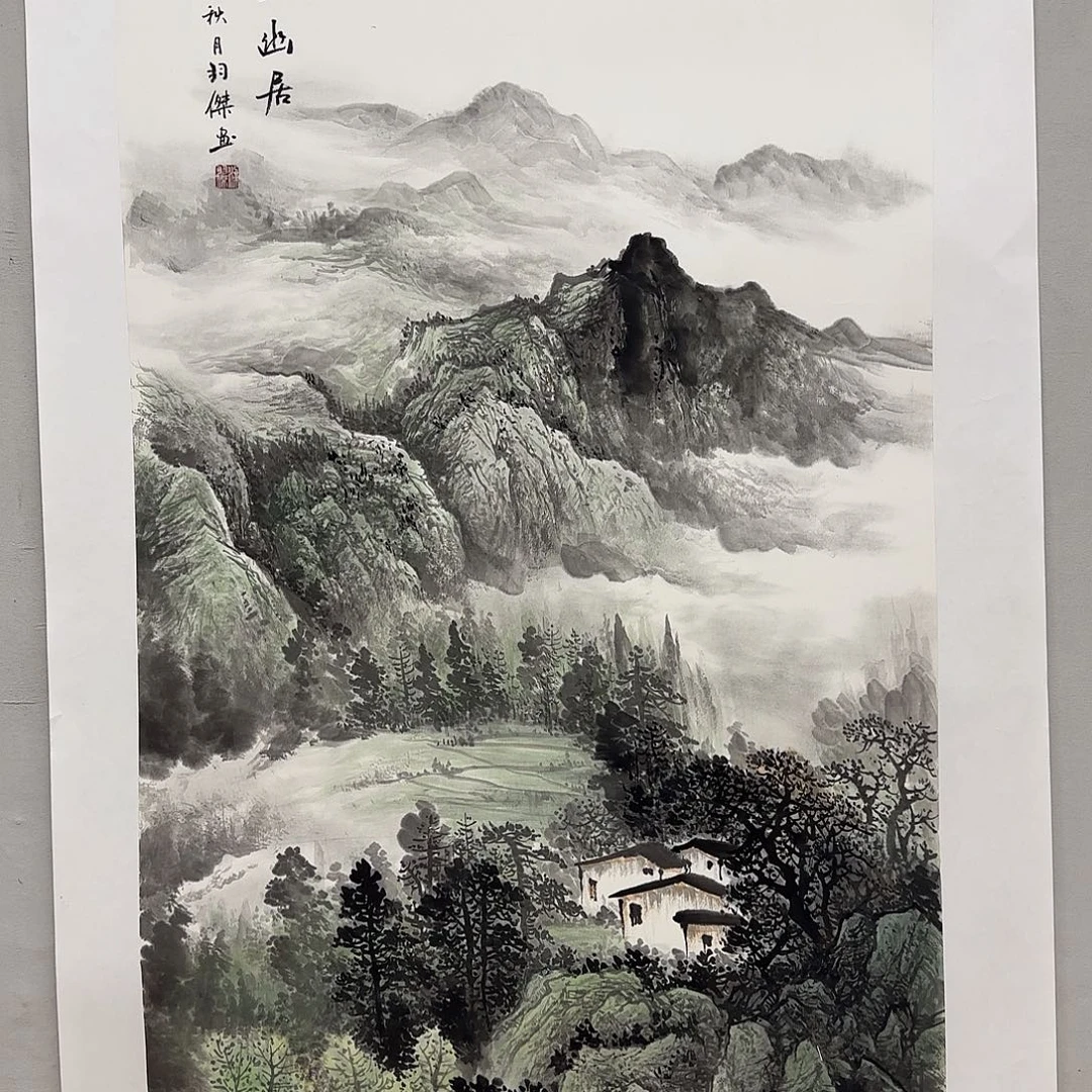 国画梁羽杰梁羽杰140X70
