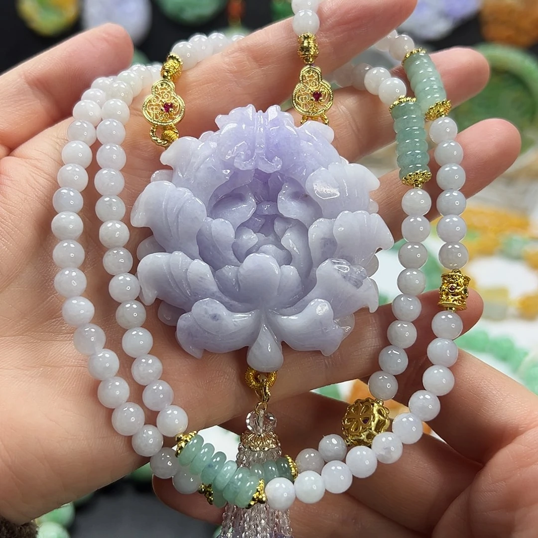 翡翠未镶嵌颈饰吊坠