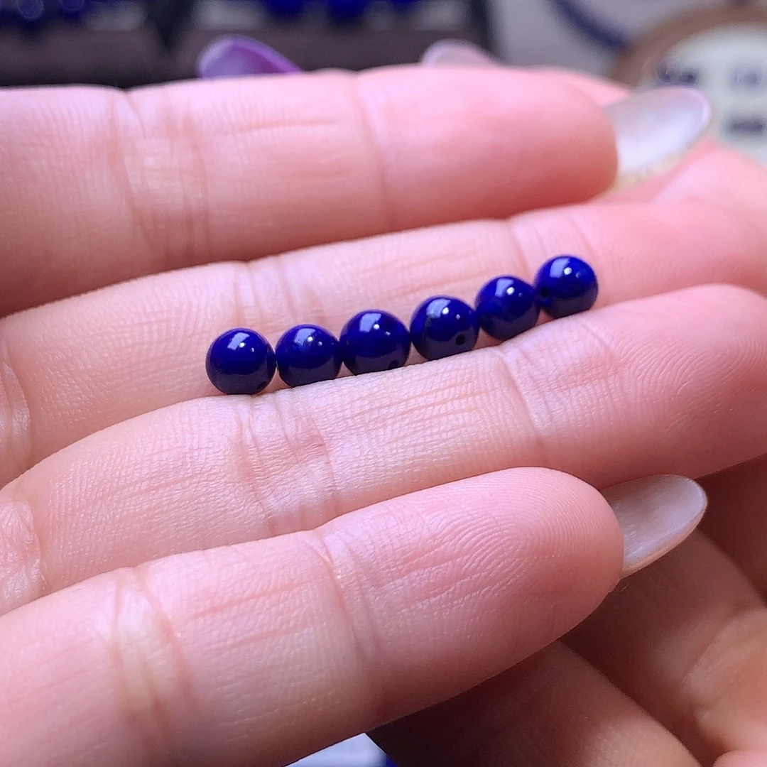 h***a青金石未镶嵌5m6颗