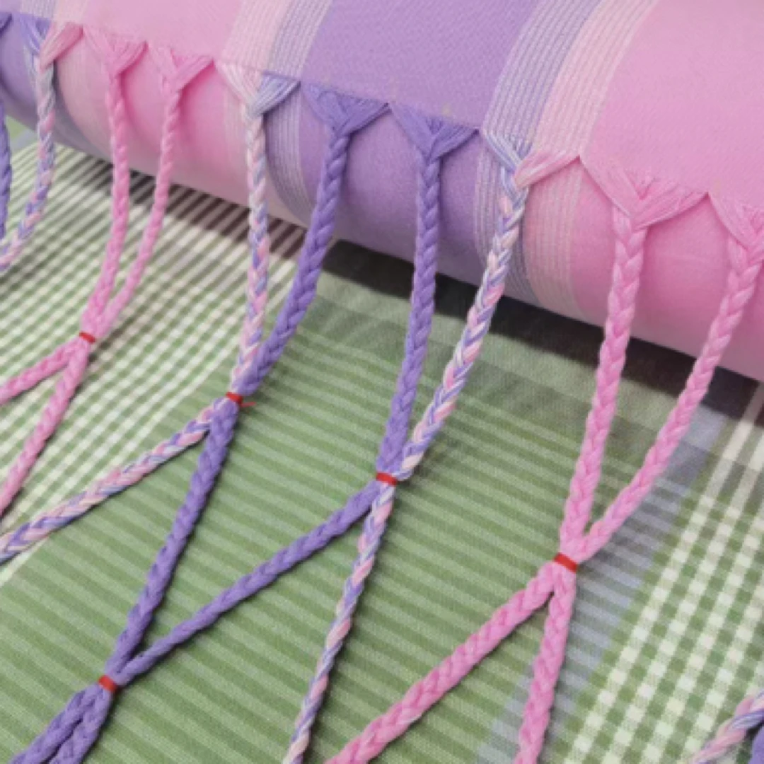 合阳土布婚嫁民俗长头棉子也叫长命布